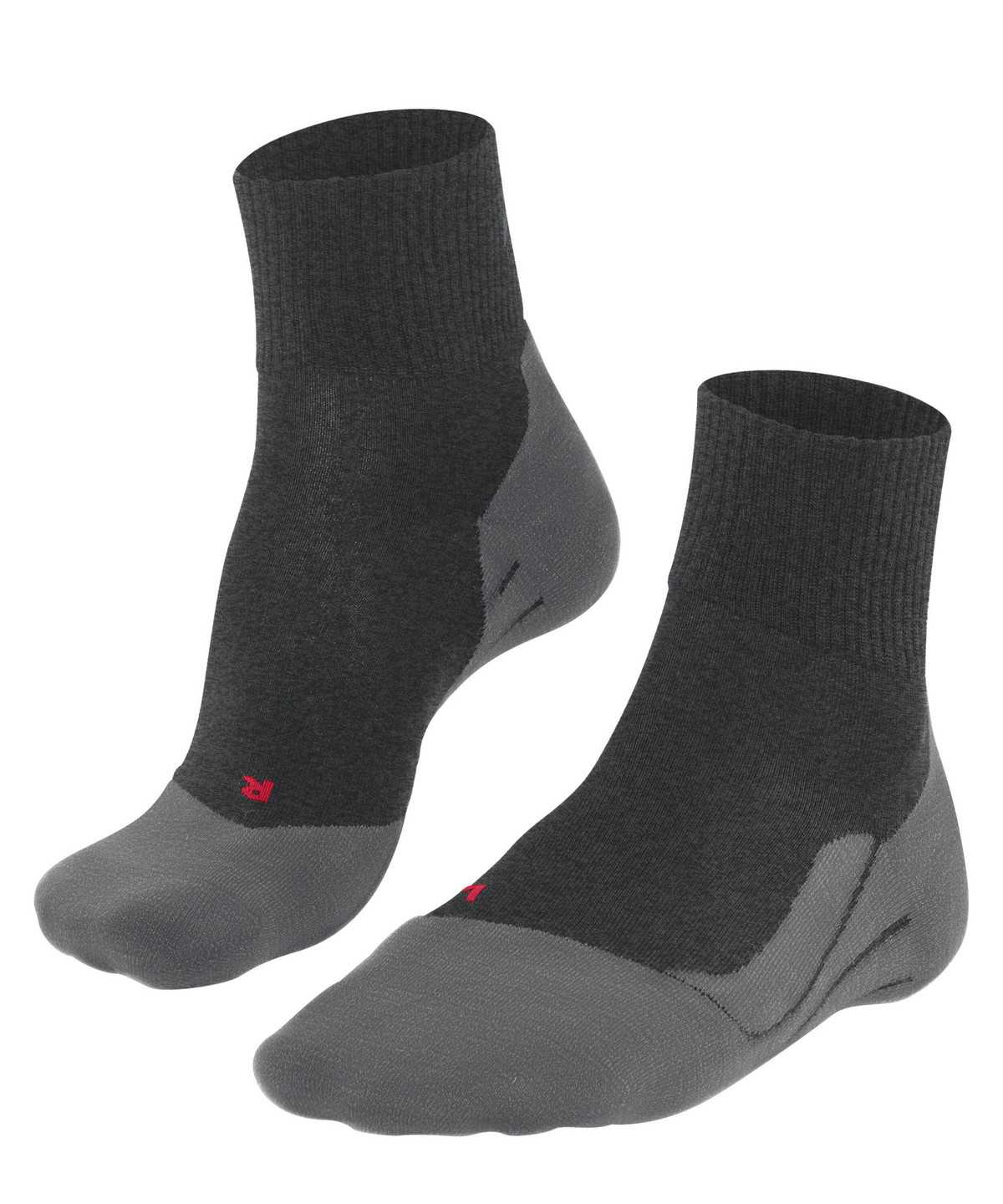 Women Falke TK5 Wander Wool Short Trekking Short sock Sports Socks Grey | ADVHXO463