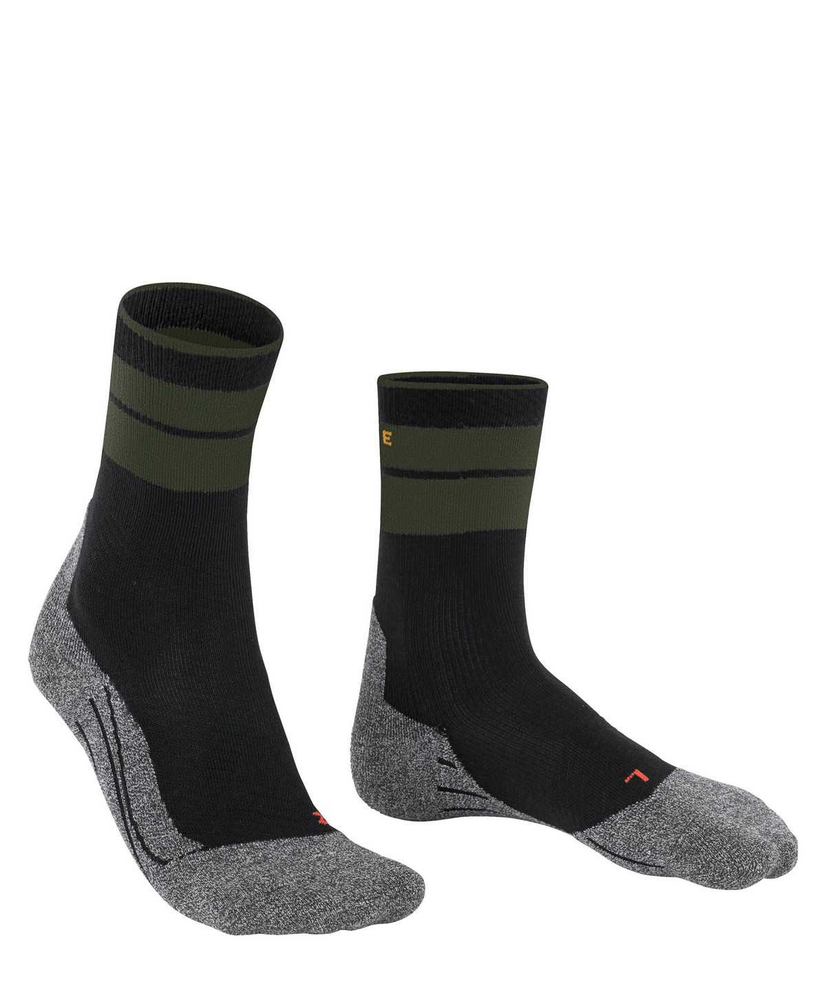 Women Falke TK Stabilizing Trekking Socks Sports Socks Black | QOGFPM926