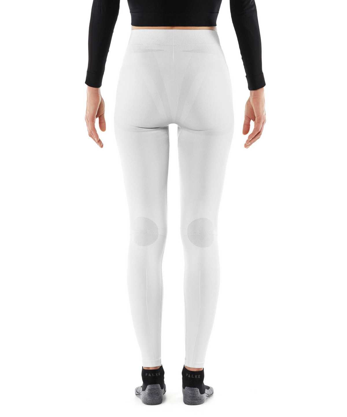 Women Falke Tights Maximum Warm Tights White | WQXACS398