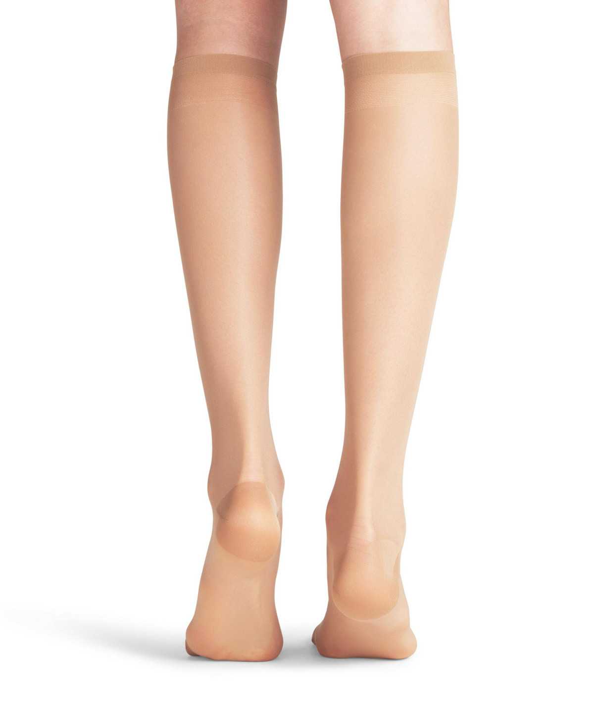 Women Falke Vitalize 20 DEN Knee-high Socks Socks Beige | GCTOEJ482