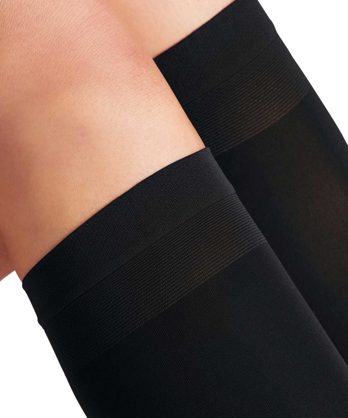 Women Falke Vitalize 40 DEN Knee-high Socks Socks Black | WYMPDK045