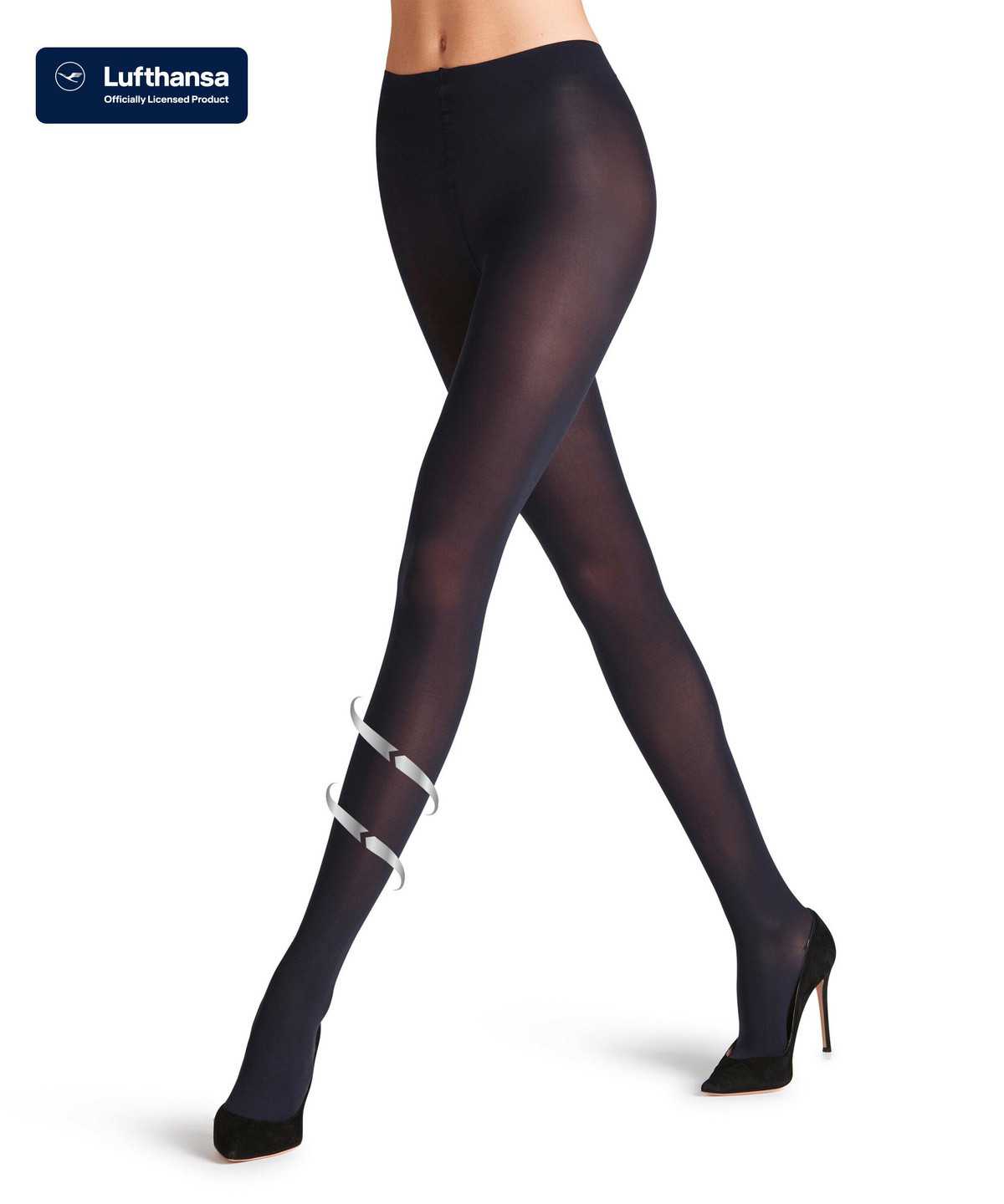 Women Falke Vitalize 40 DEN Tights Tights Blue | MUBFRA705