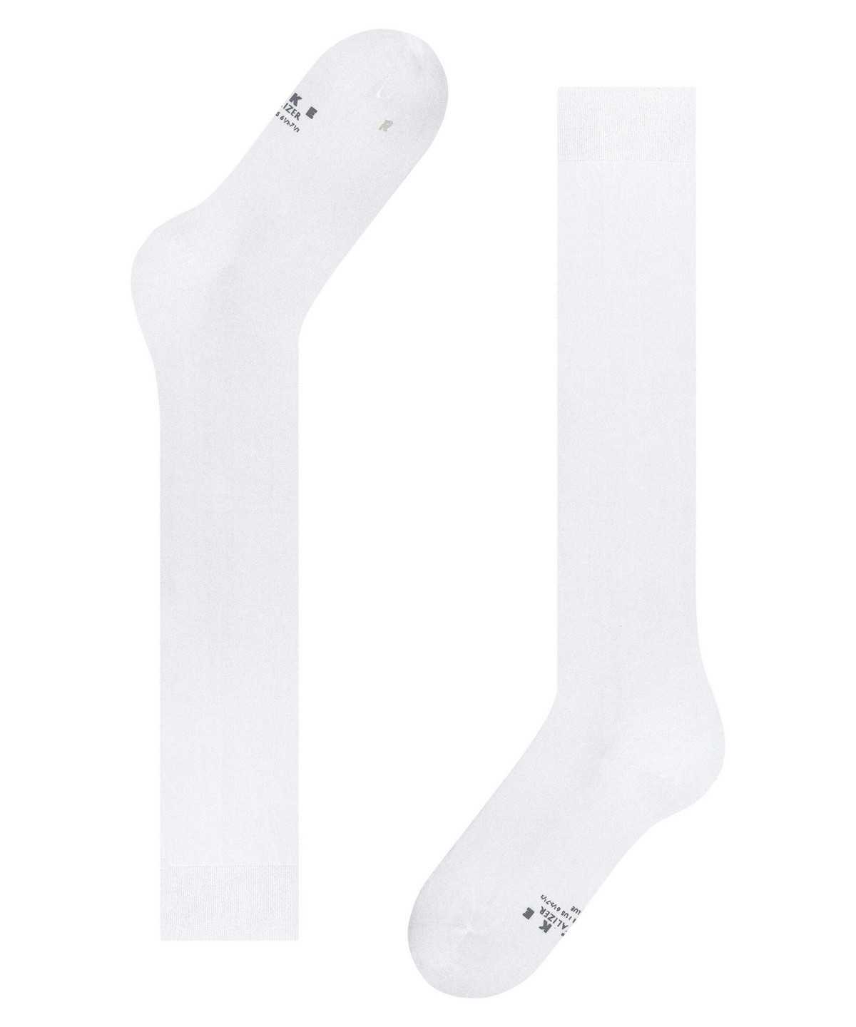 Women Falke Vitalizer Knee-high Socks Socks White | HFLSZO247