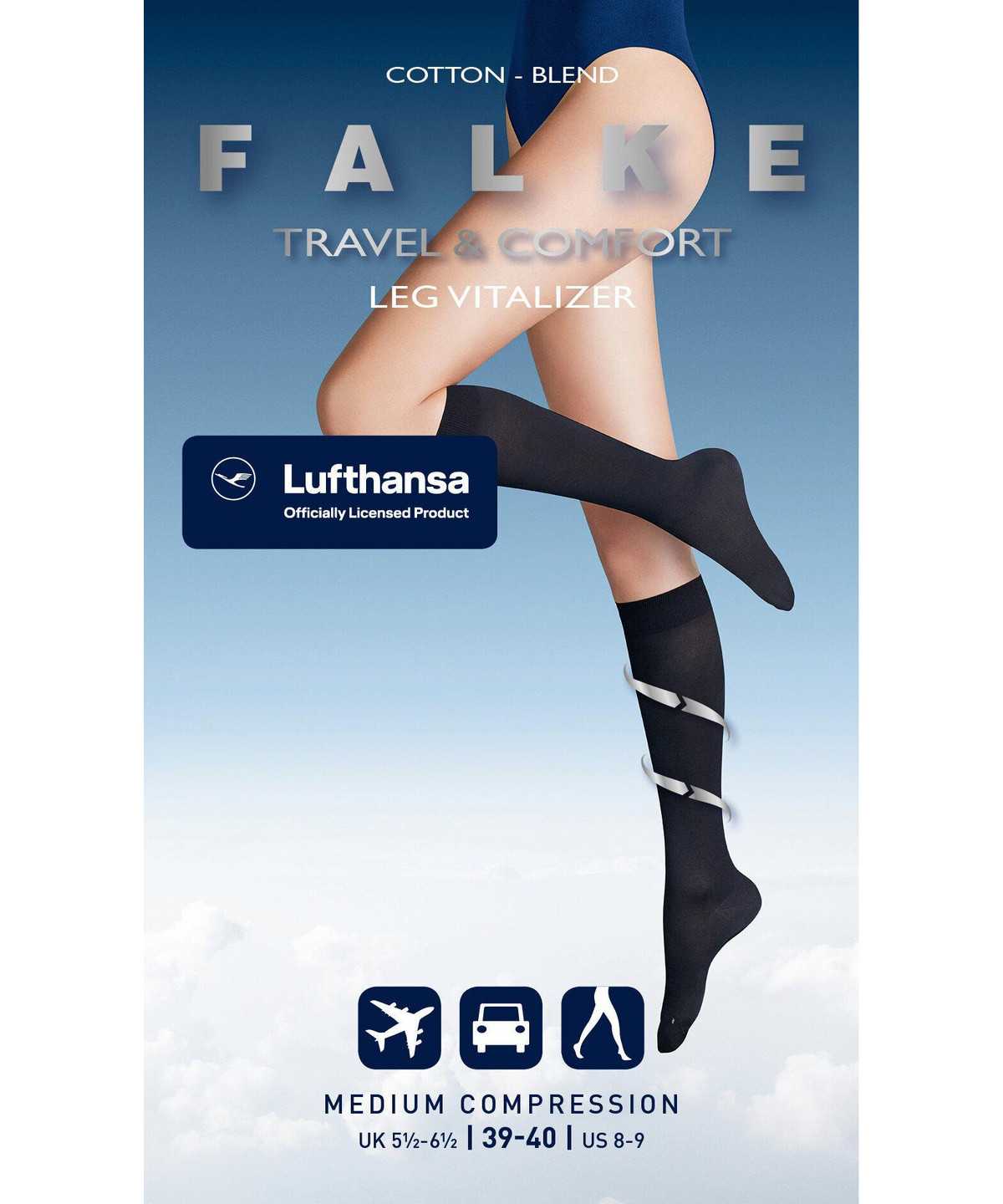 Women Falke Vitalizer Knee-high Socks Socks White | HFLSZO247