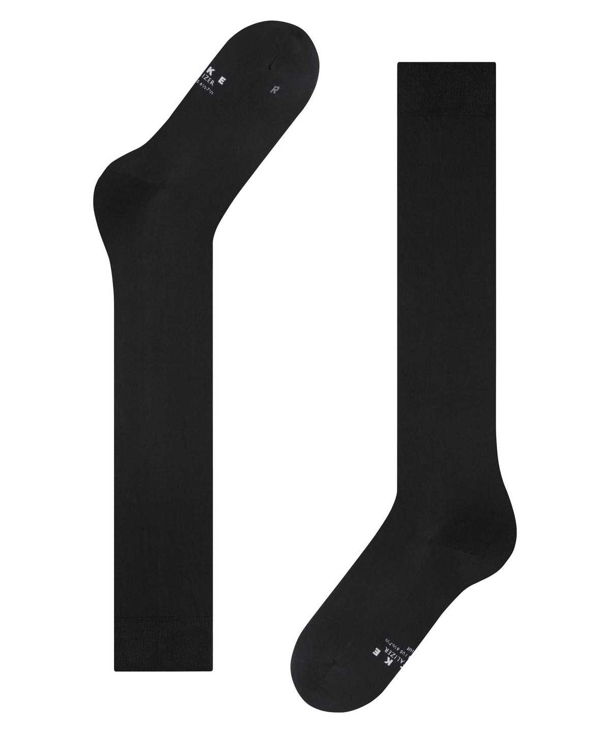 Women Falke Vitalizer Knee-high Socks Socks Black | IQOKRF407