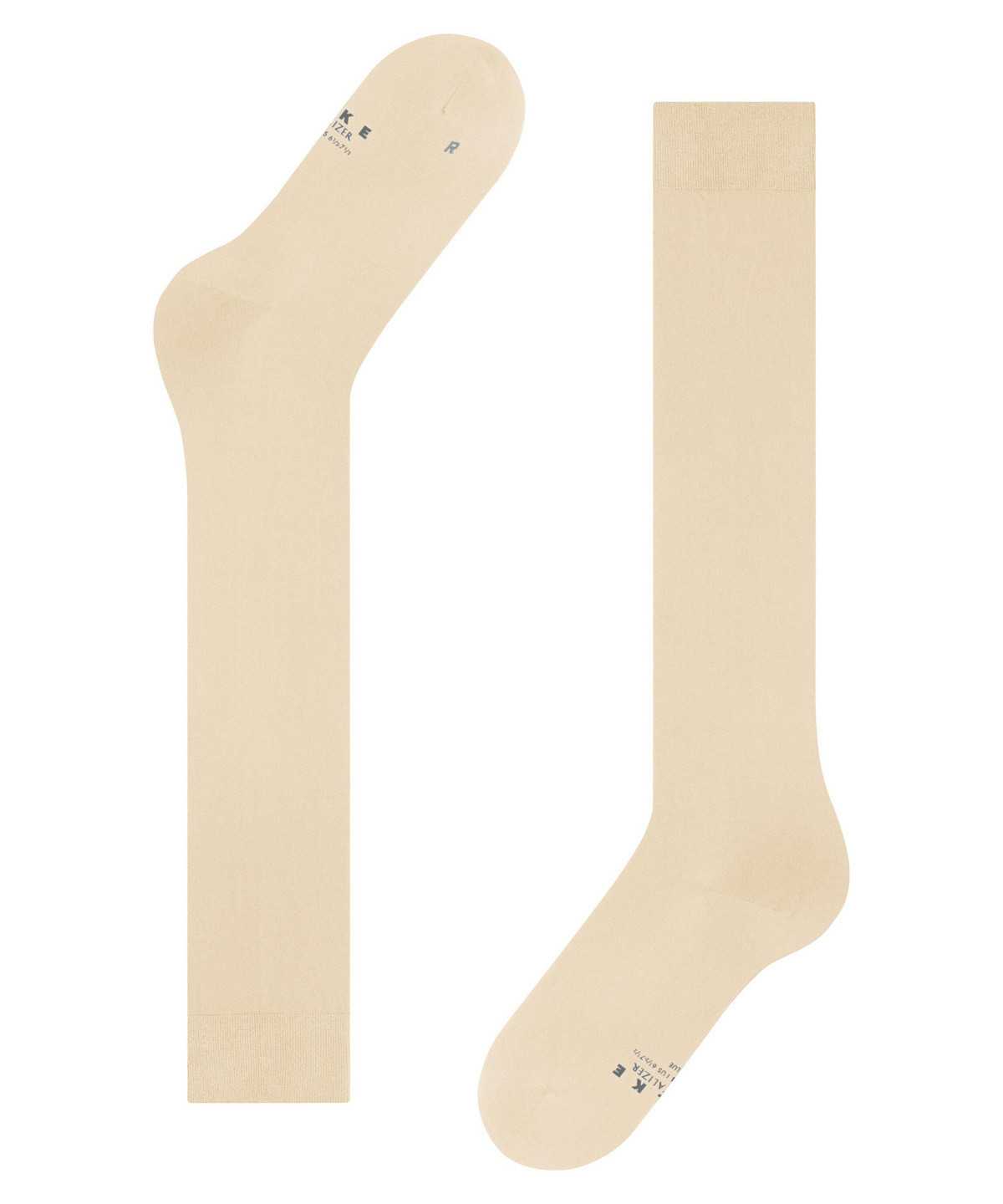 Women Falke Vitalizer Knee-high Socks Socks Beige | MNFCTW261