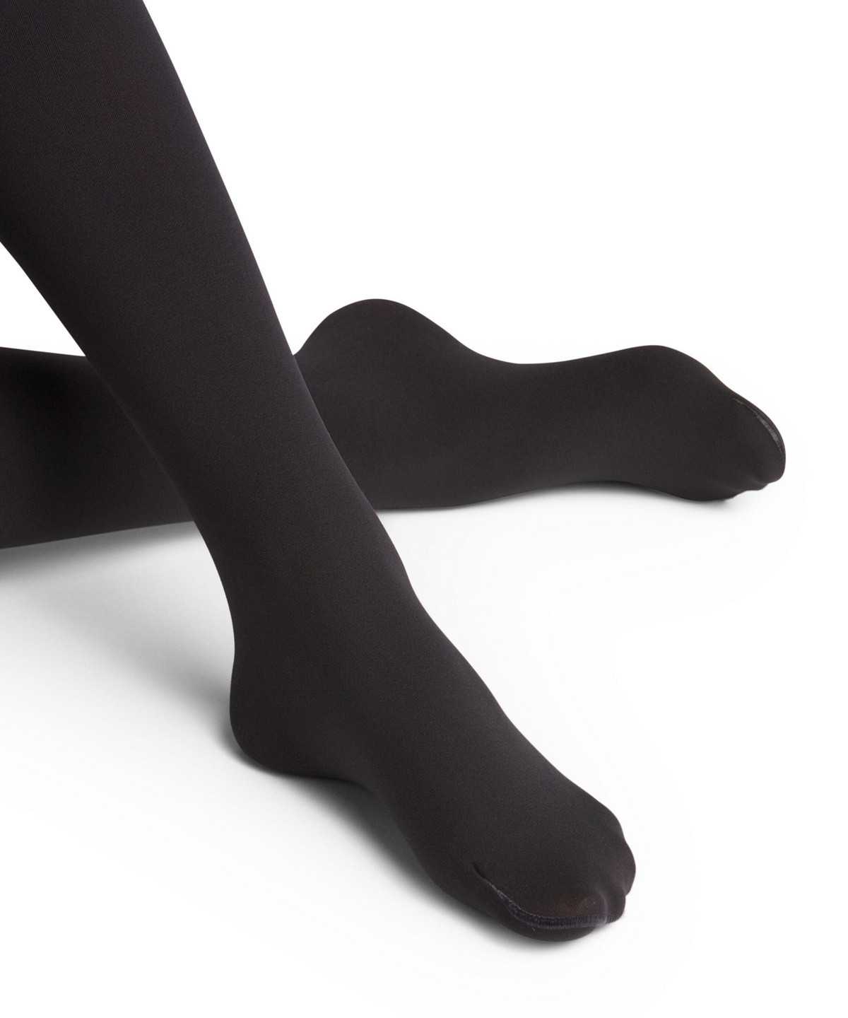 Women Falke Warm Deluxe 80 DEN Tights Tights Black | XHCWLQ380